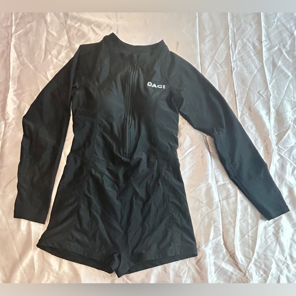 Other - Women's Black Long Sleeve Swimsuit